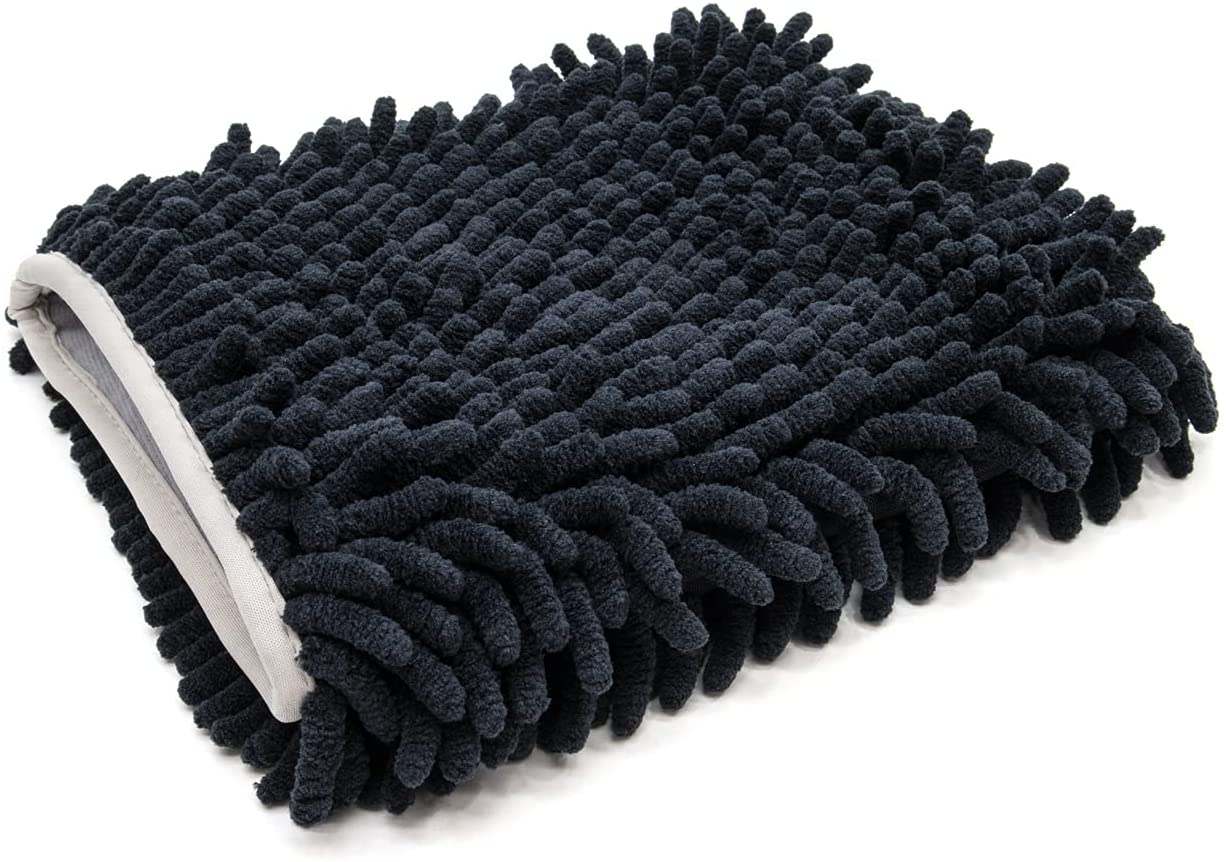 Luva de superabsorção de microfibra Chenille ferramenta de cuidados com o carro polimento luva limpa